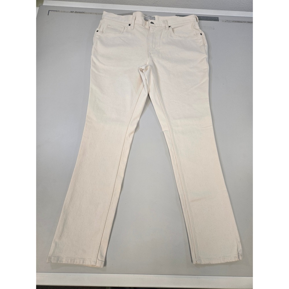 Everlane Mens The Organic Cotton Slim Fit Jean Bone Beige 36x32